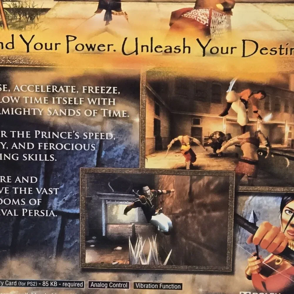 Prince of Persia: The Sands of Time (Sony PlayStation 2, 2003) PS2 Complete
